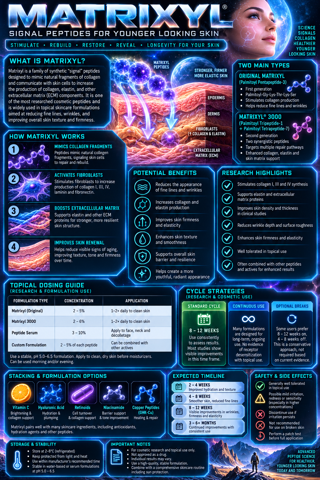 Matrixyl research infographic