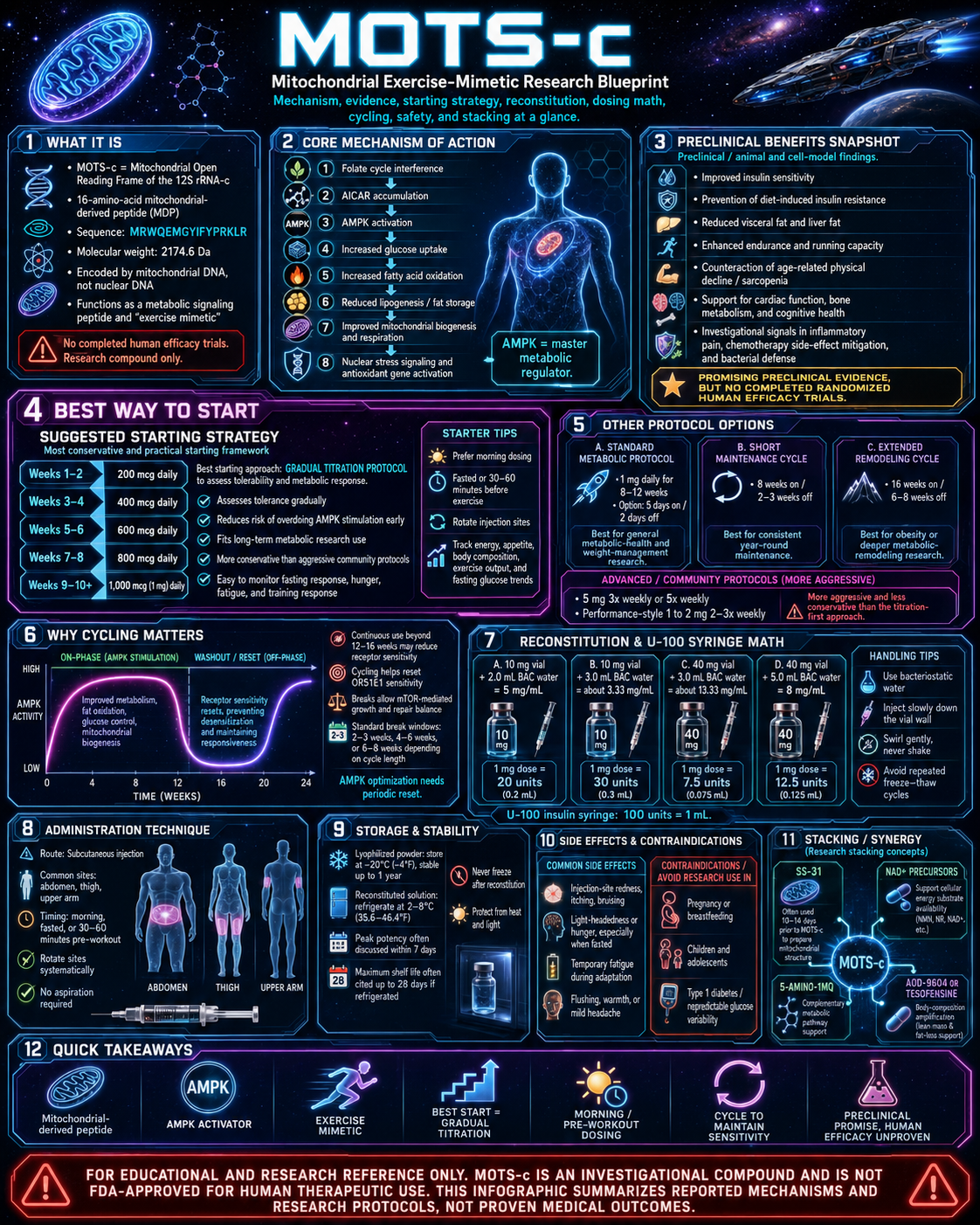 MOTS-c research infographic