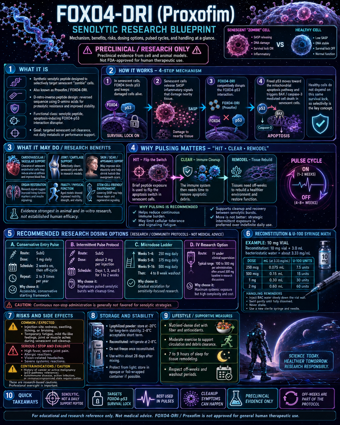 FOXO4-DRI research infographic